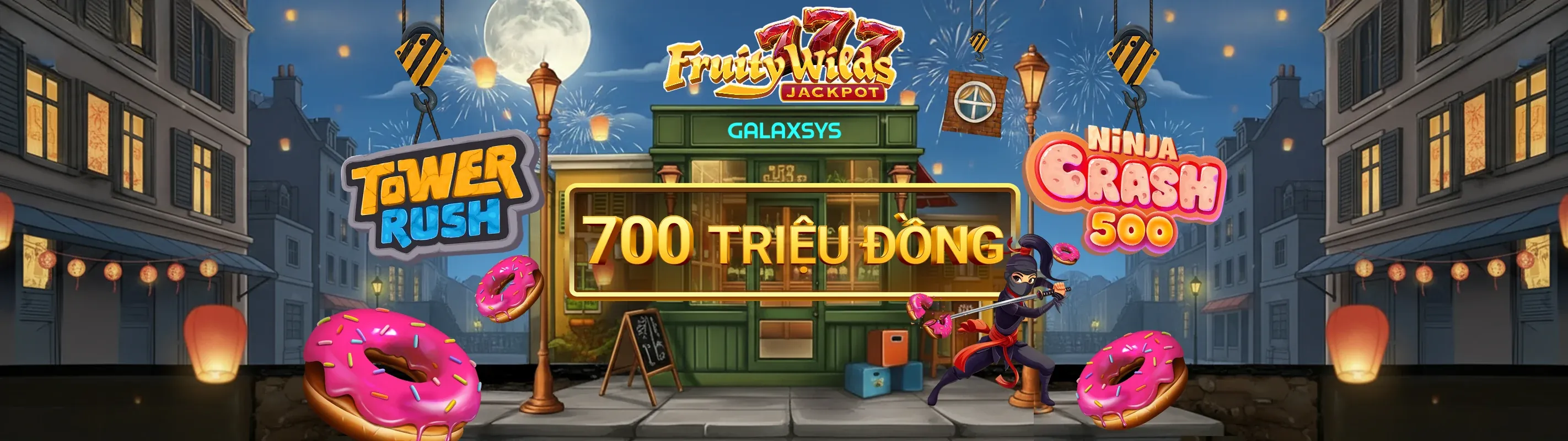 Hình ảnh chính may88 Nổ Hũ với các chủ đề slot game hấp dẫn, giải độc đắc lớn và người chơi chiến thắng